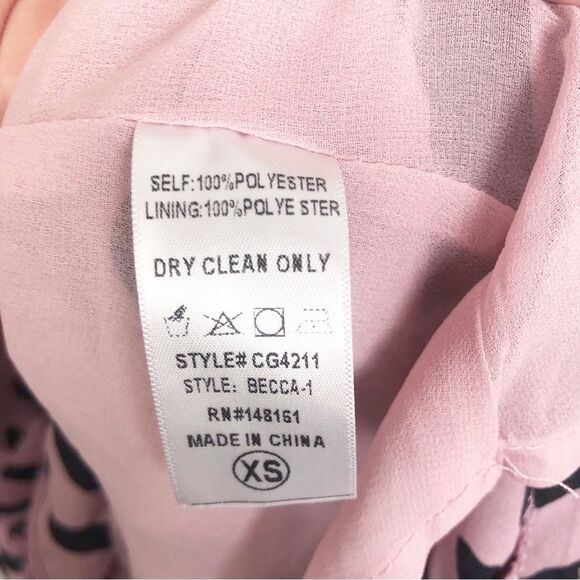 BUDDY LOVE | NEW Becca Dress in Savannah Pink Black Zebra Print Women’s Size XS - Picture 12 of 14